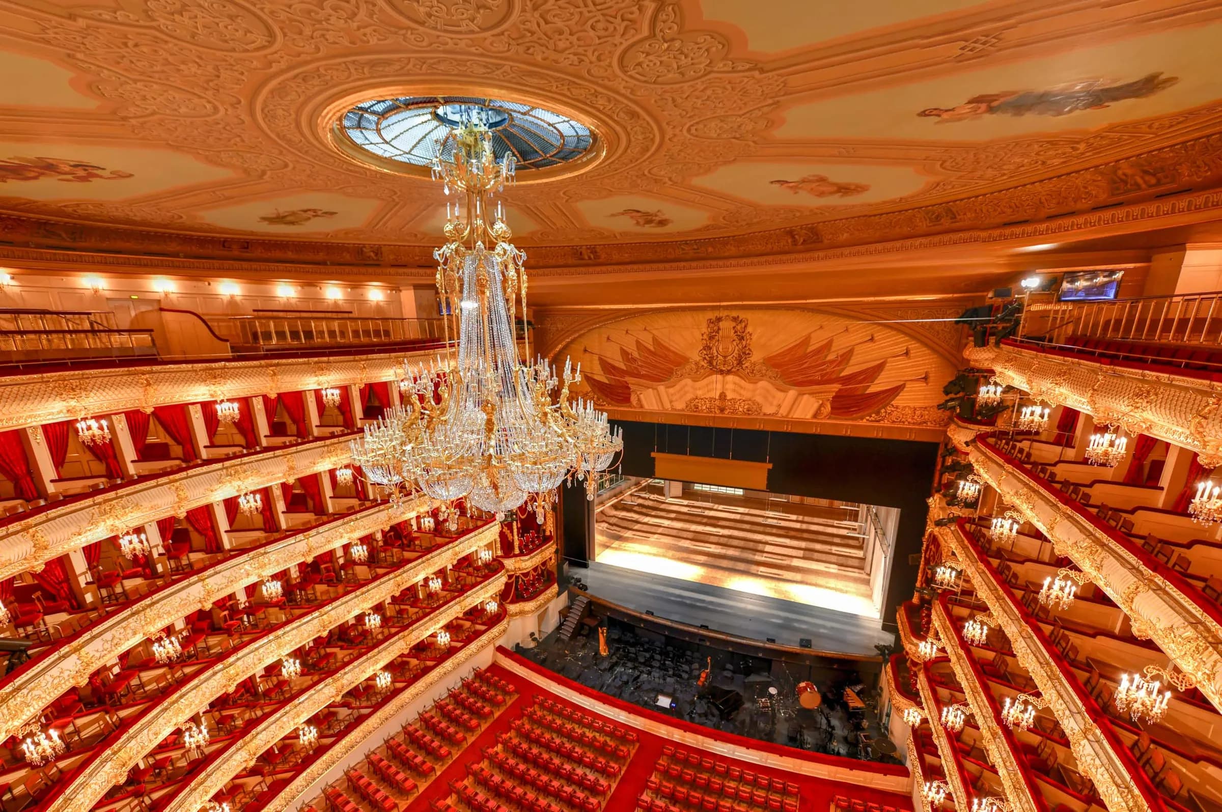 Bolshoi theatre Moscow — lighting design by Jaroslav Bejvl