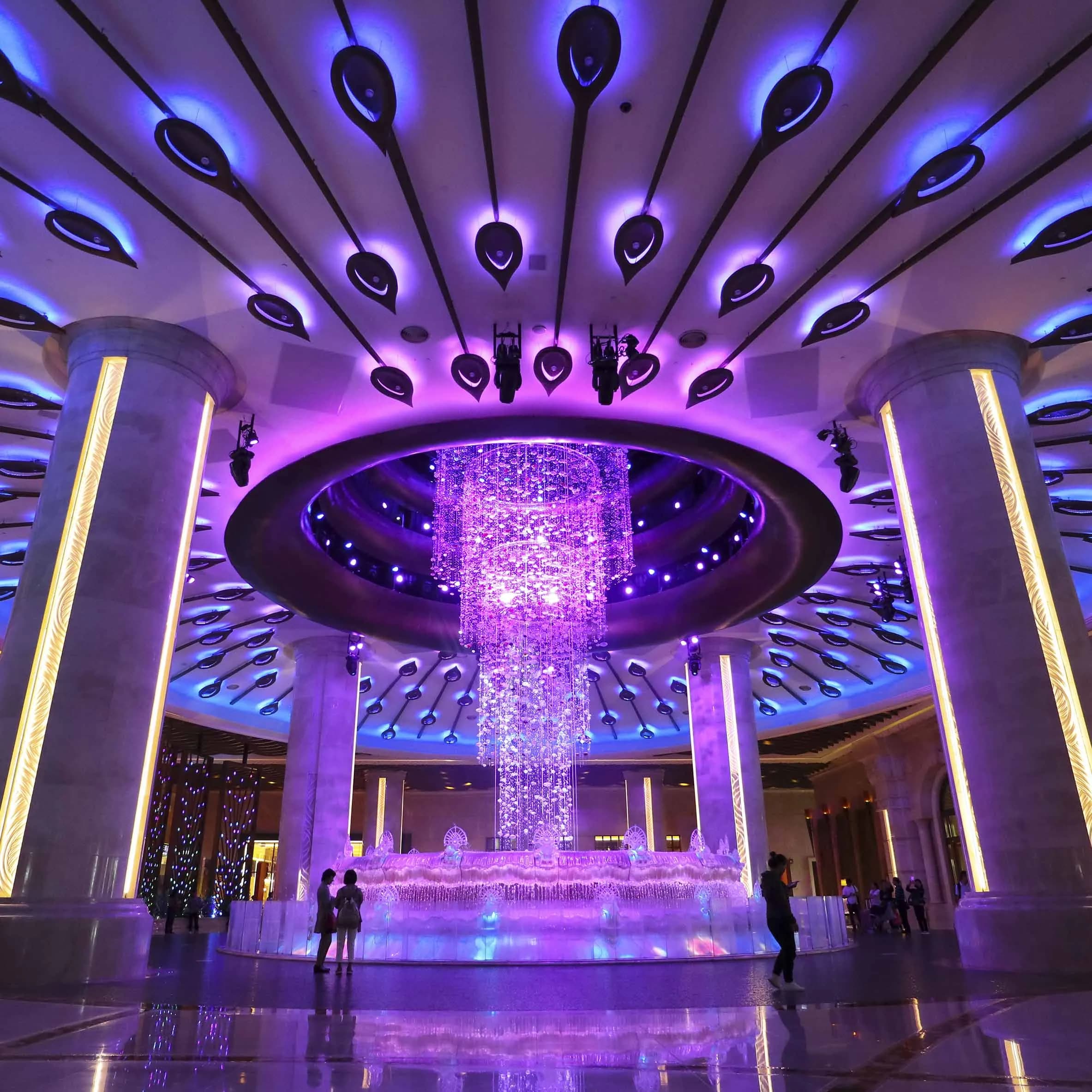 Galaxy Cotai Casino Macao — lighting design by Jaroslav Bejvl