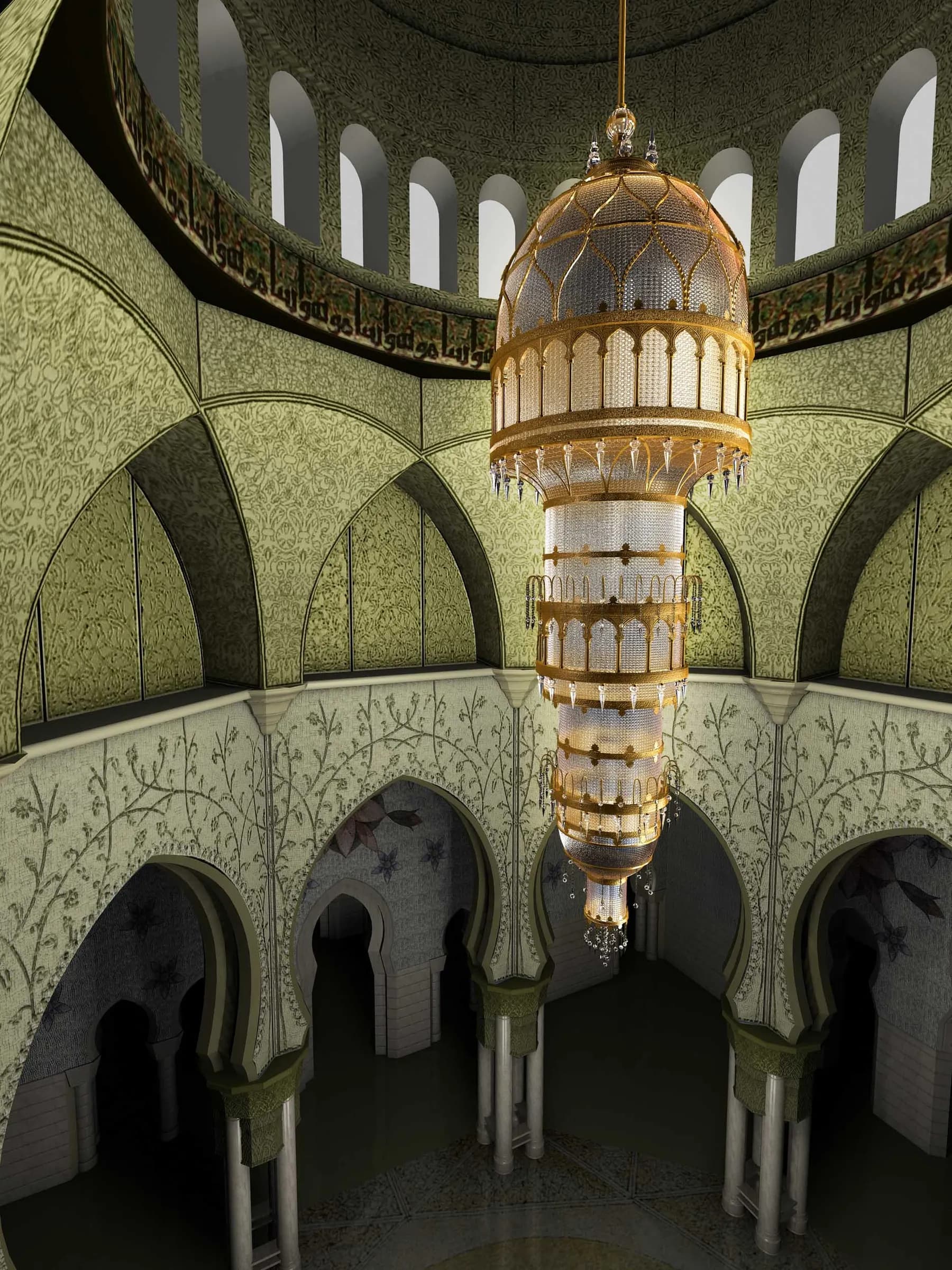Grand Mosque Abu Dhabi — lighting design by Jaroslav Bejvl (1)